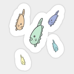 Mola mola Ocean Funsish Sticker